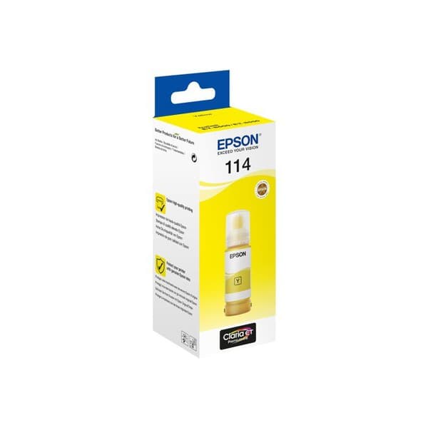Epson Botella Tinta Ecotank 114 Amarillo 70ml