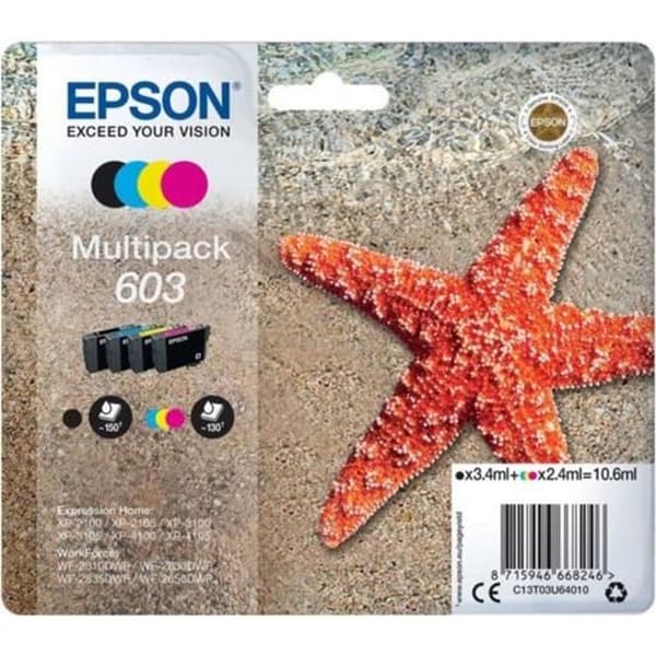 Epson bläckpatron STARFISH PACK 4 FÄRGER