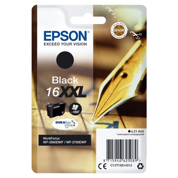 EPSON bläckpatron - Svart - Bläckstråle - 1000 sidor