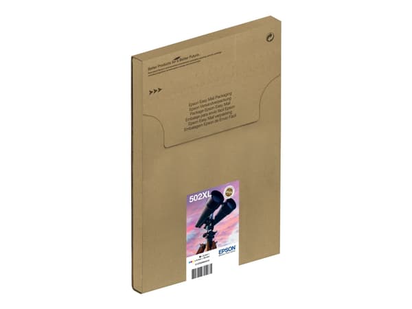 Epson 502XL Multipack - 4-pack - pigmentert svart, gul, cyan, magenta - original - postbar - blekkpatron - for Expression Home XP-5100, 5105, 5150, 5