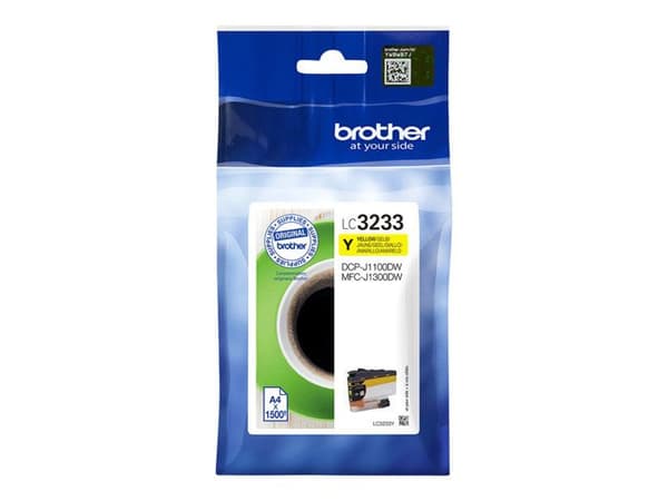Brother bläckpatron - Gul - 1500 sidor - BROTHER - DCP-J1100DW, MFC-J1300DW