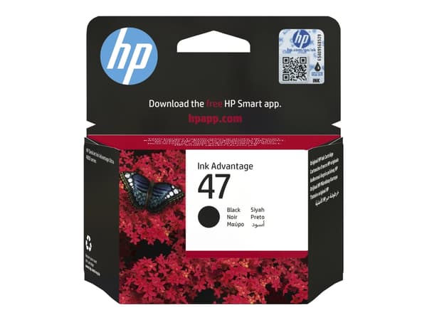 HP 47 - 26 ml - svart - original - Ink Advantage - bläckpatron