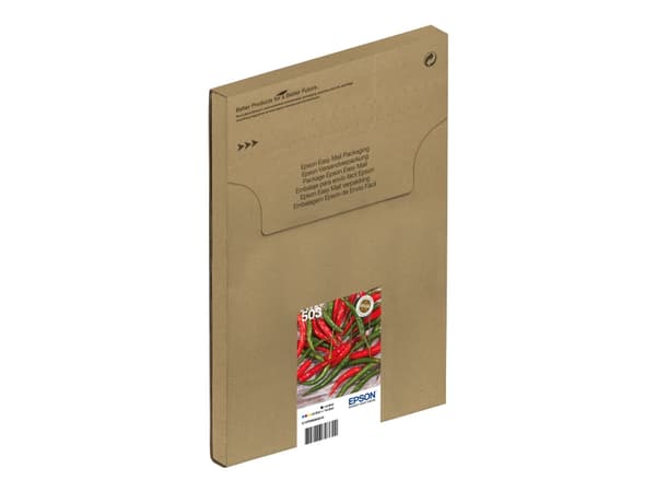 Epson 503 EasyMail, Perusvärintuotto, 4,6 ml, 3,3 ml, 4 kpl, Monipakkaus