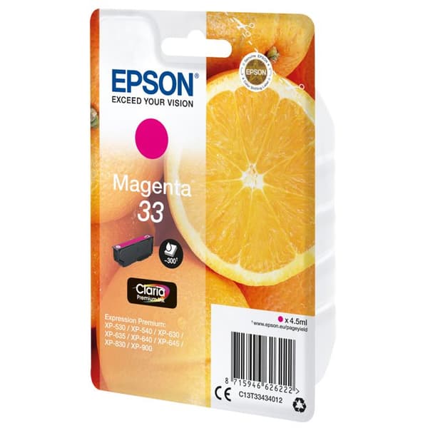 EPSON Original bläckpatron 33 - 4,5 ml - Magenta