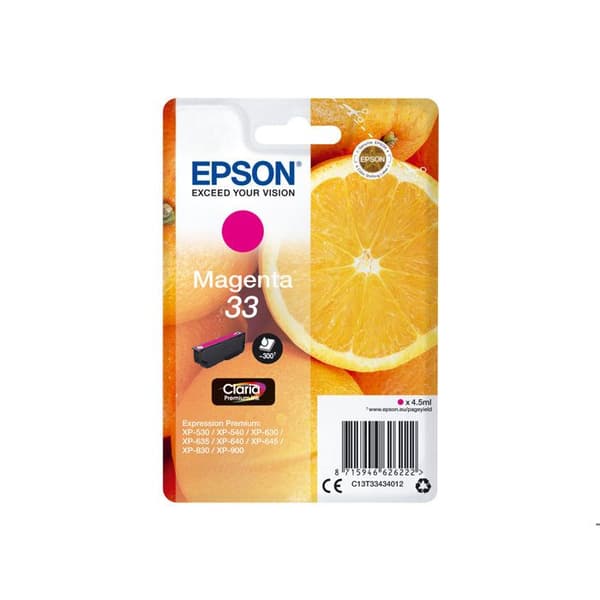 EPSON Original bläckpatron 33 - 4,5 ml - Magenta