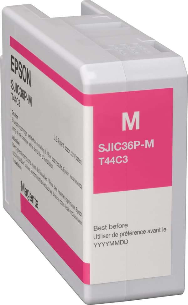 Epson SJIC36P(M) - 80 ml - magenta - original - blækpatron - til ColorWorks CW-C6000Ae, CW-C6000Pe, CW-C6500Ae, CW-C6500Pe