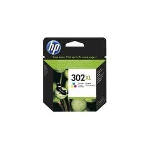 HP 302XL - Riittoisa - väriainepohjainen kolmiväri - alkuperäinen - mustepatruuna - Deskjet 11XX, 21XX, 36XX, Envy 45XX, Officejet 38XX, 46XX, 52XX