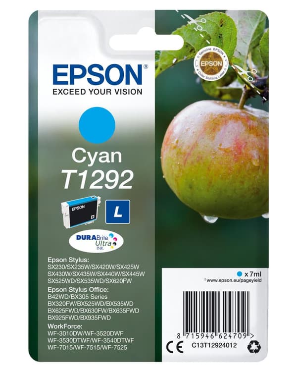 Epson T1292 - Cyan - original - bläckpatron (C13T12924012)