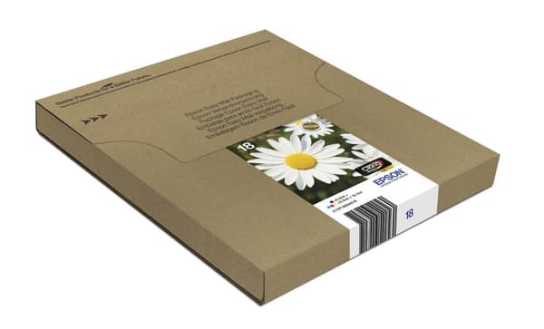 Epson T1806 Easy Mail-förpackning - 4 - 15,1 ml - svart, gul, cyan, magenta - original - kartong - bläckpatron - för Expression Home XP-212, 215, 225,