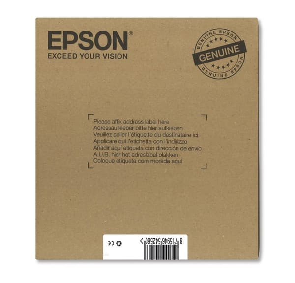 Epson T1806 Easy Mail-förpackning - 4 - 15,1 ml - svart, gul, cyan, magenta - original - kartong - bläckpatron - för Expression Home XP-212, 215, 225,