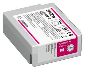Epson SJIC42P-M - 50 ml - magenta - original - bläckpatron - för ColorWorks CW-C4000E (BK), CW-C4000E (MK) (C13T52M340)