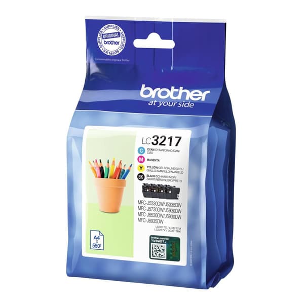 Brother LC-3217 - Bläckpatron / Svart / Cyan / Magenta / Gul