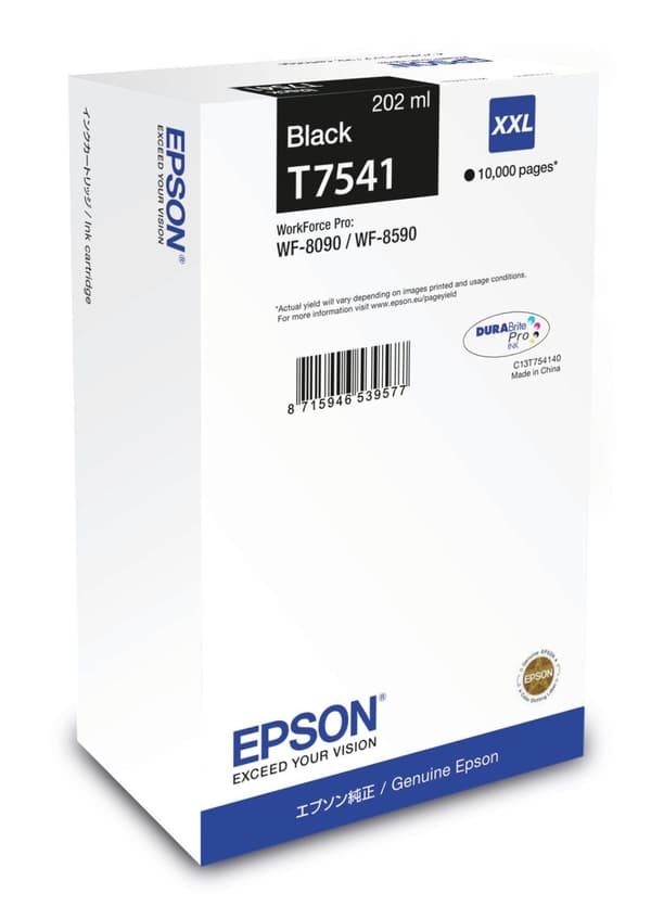 Epson T7541XXL - Bläckpatron / Svart