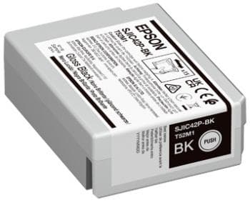 Epson SJIC42P-BK - 50 ml - svart - original - bläckpatron - för ColorWorks CW-C4000E (BK) (C13T52M140)
