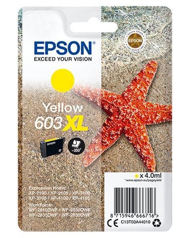 Epson Singlepack Yellow 603XL bläck