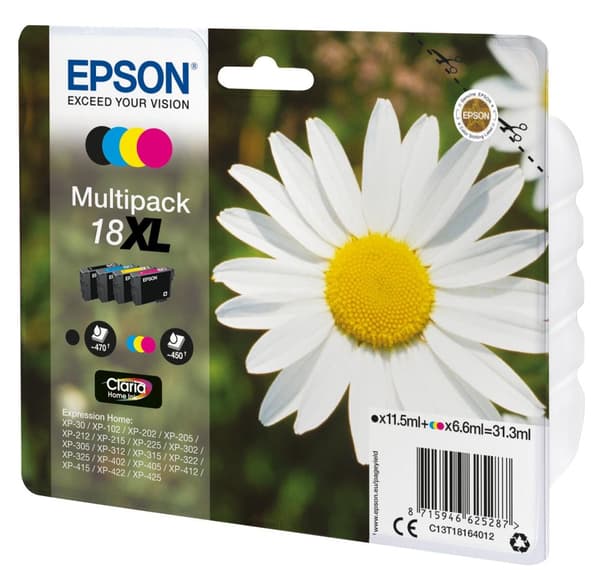 Epson 18XL - Svart - Bläckpatron (C13T18164022)