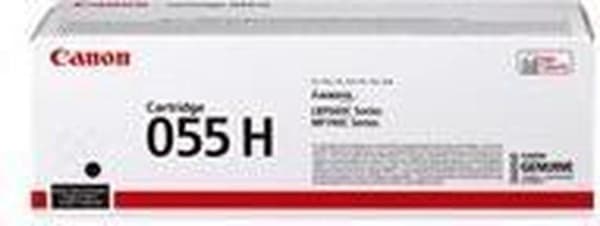 Canon 055 H - Høj kapacitet - Sort - Original - Tonerpatron - til ImageCLASS LBP664Cdw, MF745Cdw; i-SENSYS LBP663Cdw, LBP664Cx, MF742Cdw, MF744Cdw, MF