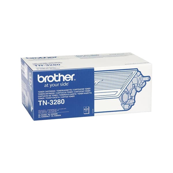 Brother Toner TN-3280 - Svart - Kapacitet: 8 000 sidor (TN3280)