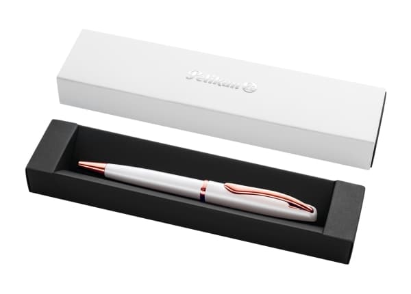 Pelikan Jazz Noble Elegance K36, Klämma, Indragbar kulspetspenna med vridfunktion, Påfyllnadsbar, Blå, 1 styck, Medium