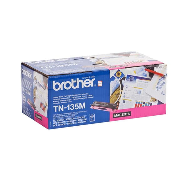 Brother Toner TN-135M - Magenta - Kapacitet: 4 000 sidor (TN135M)