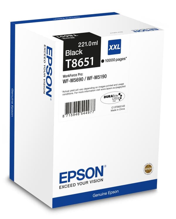 Epson - C13T865140 - T8651 - Bläckpatron svart
