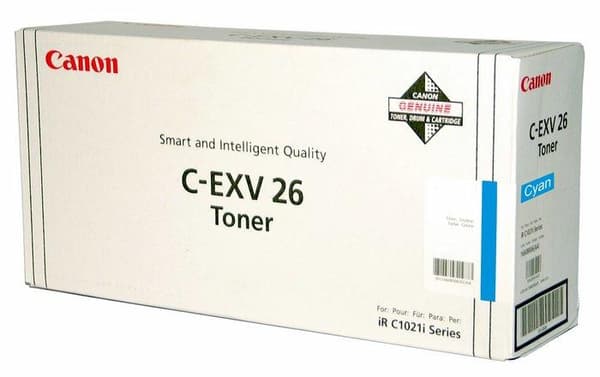 Canon C-EXV 26 - tonerkassett - 1 x cyan - 6000 sidor - för imageRUNNER C1021i, C1021iF, iR C1021i (1659B006)