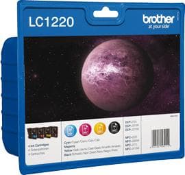 Brother LC1220VALBP - 4-pak - sort, gul, cyan, magenta - original - blisteremballage - blækpatron - til DCP J525W, J725DW, J925DW, MFC J430W, J625DW,