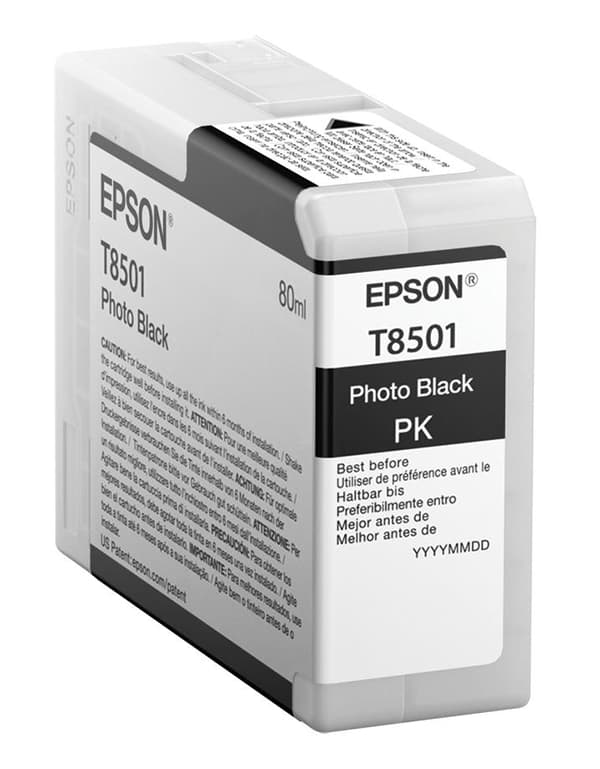 EPSON Singlepack Photo Black T850100 UltraChrome HD-bläck 80 ml