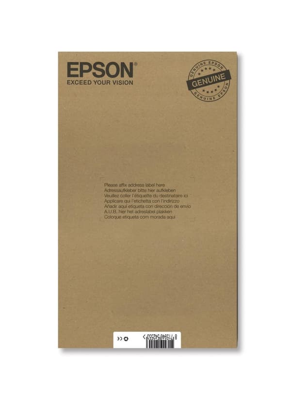 Epson T0807 Easy Mail Packaging - 6-pack - svart, gul, cyan, magenta, ljus magenta, ljus cyan - original - kartong - bläckpatron - för Stylus Photo P5