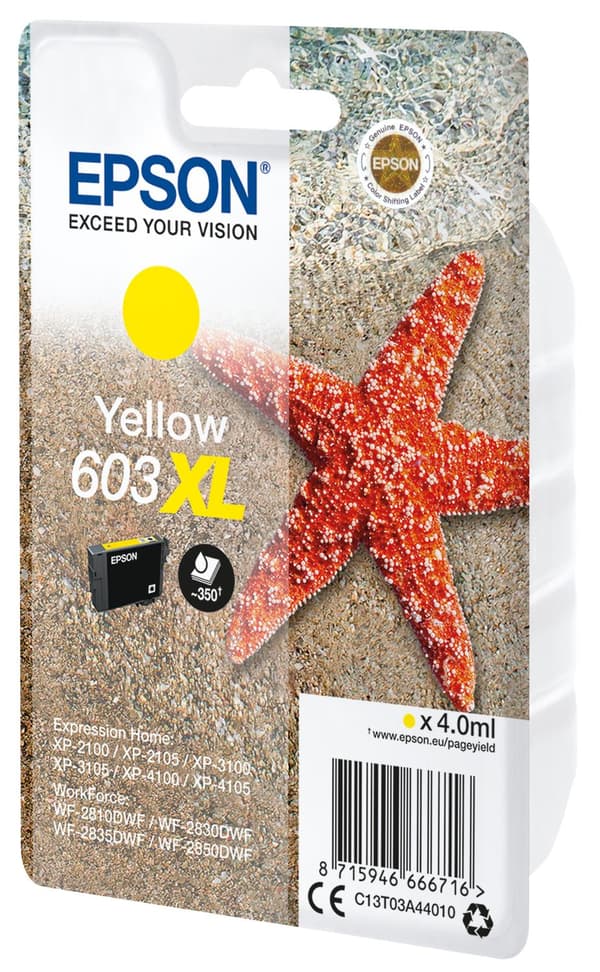 Epson Singlepack Yellow 603XL bläck