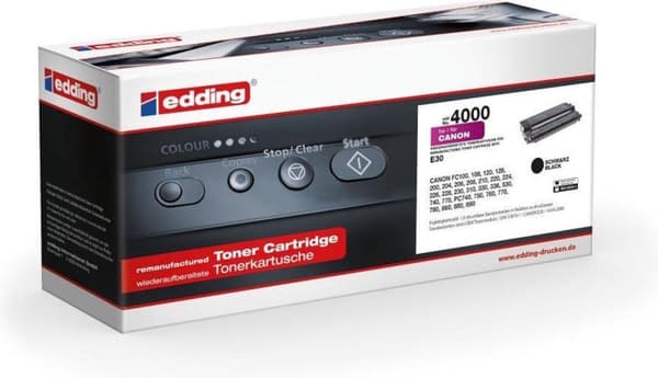 Edding Toner erstatter Canon E30 Black 4000 Pages EDD-4000