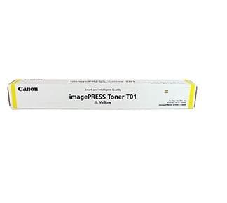 Canon T01 - gul - original - tonerpatron - til imagePRESS C800 (8069B001)