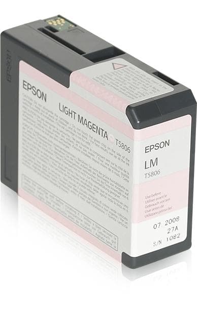 Epson T5806 - Bläckpatron / Ljussvart