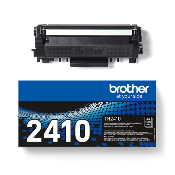 Brother TN2410 - Musta - alkuperäinen - väriainekasetti - Brother DCP-L2510, L2530, L2550, HL-L2350, L2370, L2375, MFC-L2710, L2713, L2730, L2750
