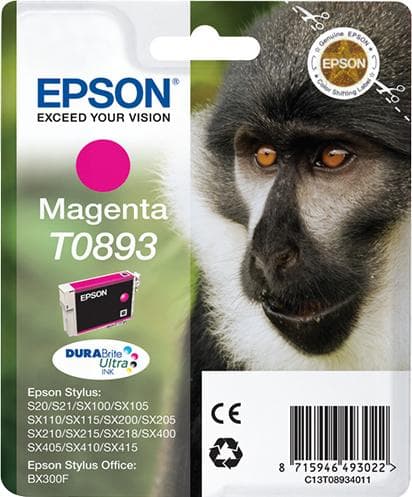 Epson T0893 - Bläckpatron / Magenta