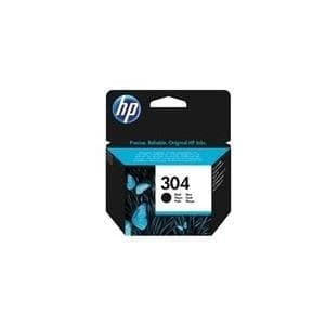HP 304 - svart - original - bläckpatron - för Deskjet 3720, 3730 (N9K06AE#301)