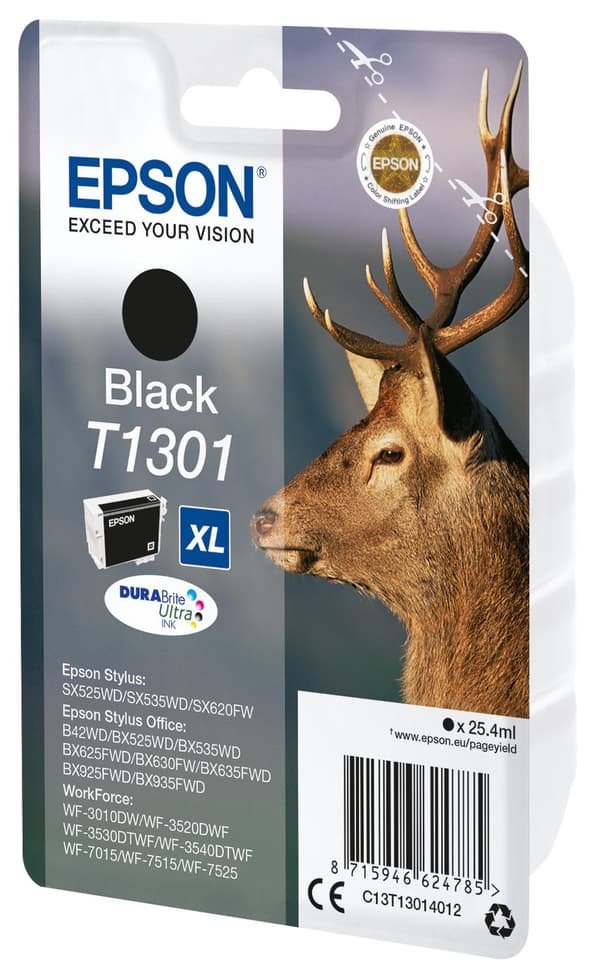 Epson T1301XL - Bläckpatron / Svart