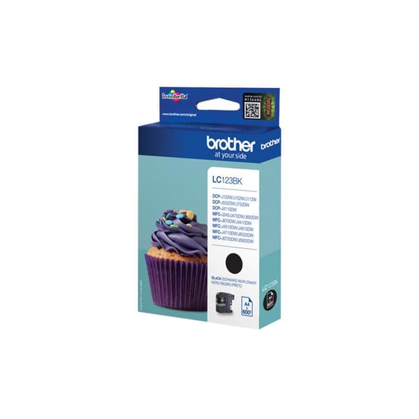 Brother LC-123BK 1x sort én pakke