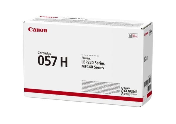 Canon 057 H - Høj kapacitet - sort - original - tonerpatron - til ImageCLASS MF449x; i-SENSYS LBP223dw, LBP226dw, LBP228x, MF443dw, MF445dw, MF446x, M