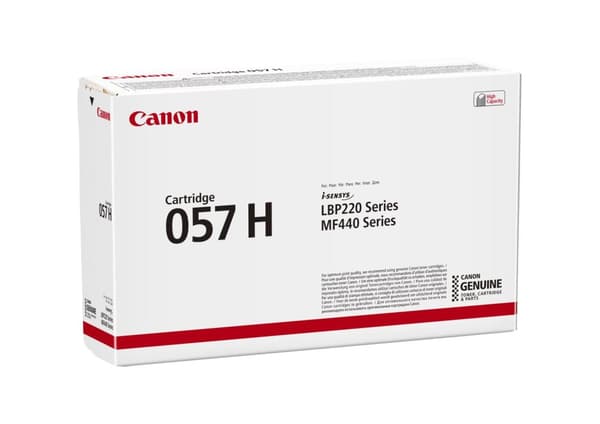 Canon 057 H - Høj kapacitet - sort - original - tonerpatron - til ImageCLASS MF449x; i-SENSYS LBP223dw, LBP226dw, LBP228x, MF443dw, MF445dw, MF446x, M