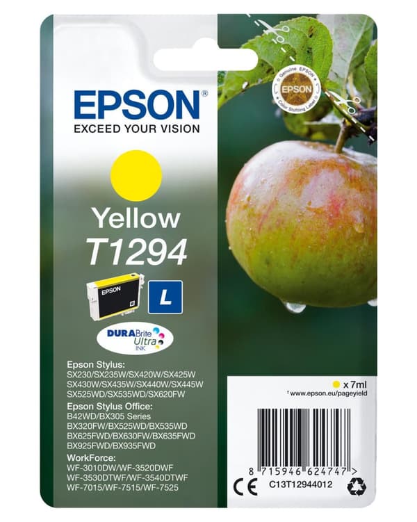 Epson T1294 - Gul - Bläckpatron (C13T12944012)