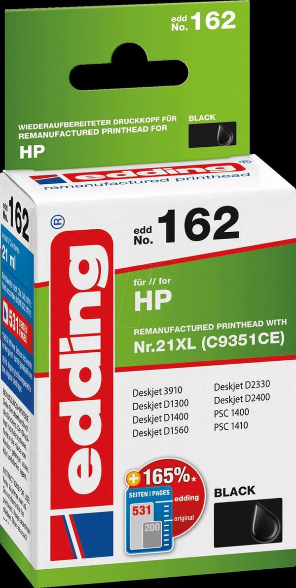 EDDING INK ERS.HP NO.21XL (18-162)