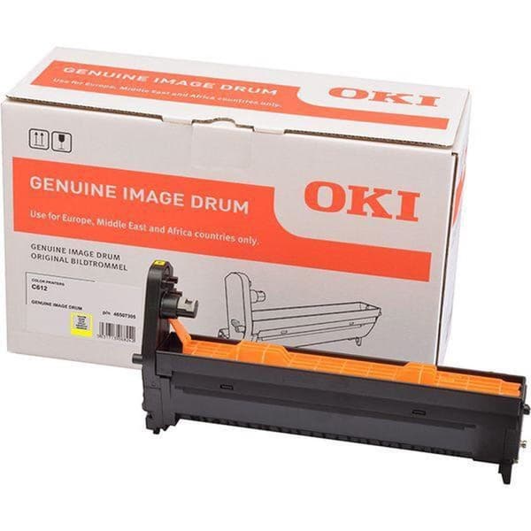 OKI - 46507305 - trumset gul OBS: Ingen toner!