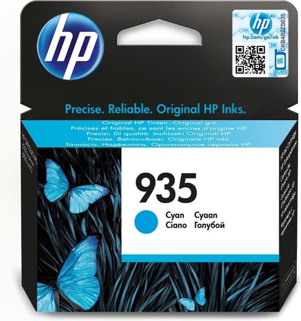 HP 935 - blækpatron / cyan (C2P20AE)