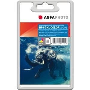 AgfaPhoto - farve (cyan, magenta, gul) - kompatibel - blækpatron (alternativ til: HP C2P07AE, HP 62XL) - til HP Envy 55XX, 56XX, 76XX, Officejet 200,