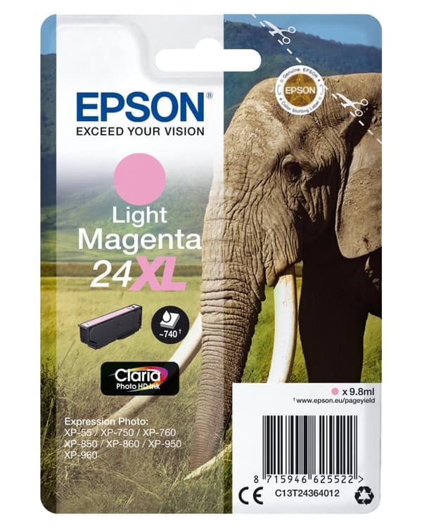 Epson 24XL - Light Magenta - Bläckpatron (C13T24364012)