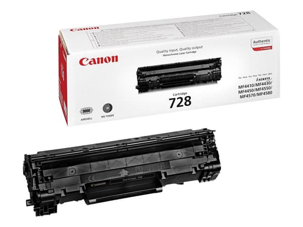 Canon Toner 728 - Svart - Kapacitet: 2 100 sidor (3500B002)