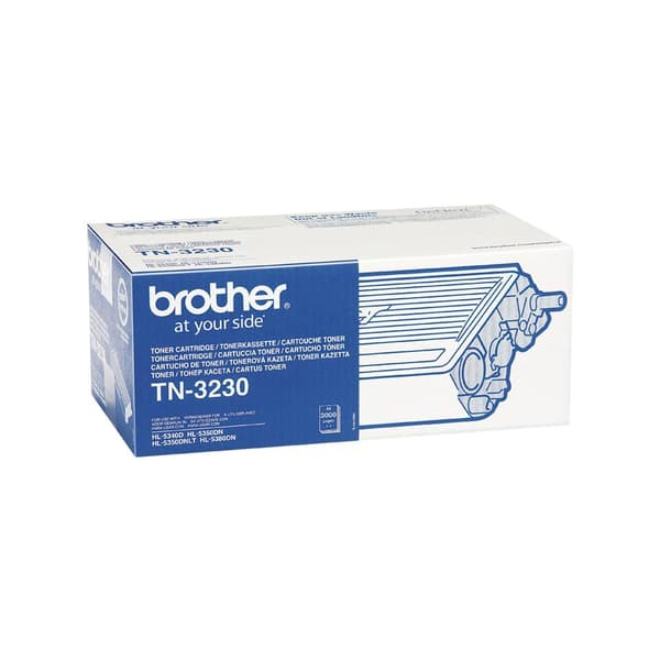 Brother Toner TN-3230 - Sort - Kapacitet: 3.000 sider (TN3230)