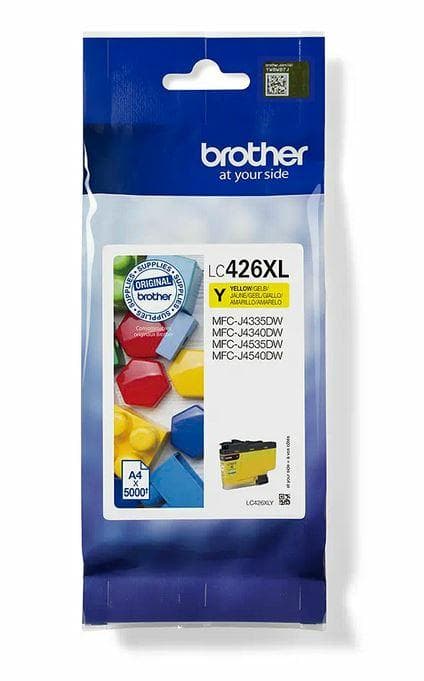 LC426XLY blækpatron - BROTHER - 5000 sider højtydende gul - til MFC-J4340DW, MFC-J4540DW og MFC-J4540DWXL