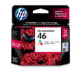 Pikkukuva 1 / 3: HP 46 - 14 ml - väri (syaani, magenta, keltainen) - alkuperäinen - Ink Advantage - mustepatruuna - Deskjet Ink Advantage Ultra 2529, Ink Advantage Ult